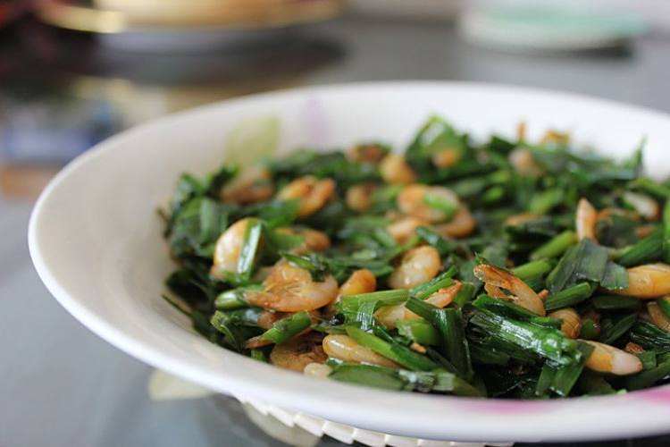 韭菜蝦羹