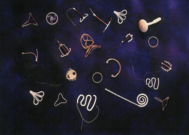 各種形狀的避孕環