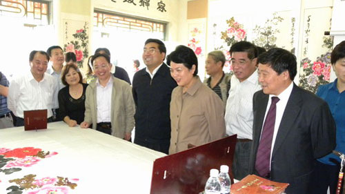 省委常委、宣傳部長、孔玉芳在平樂調研。