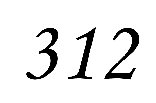 312(自然數之一)
