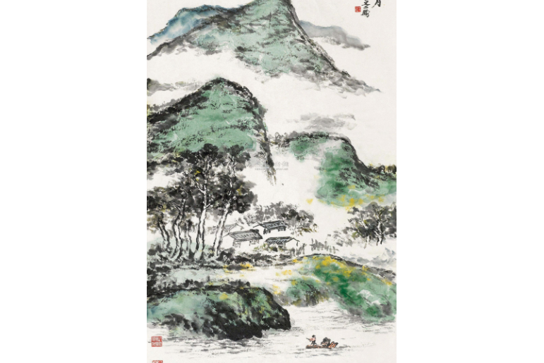 夏山歸舟圖 夏山歸舟圖