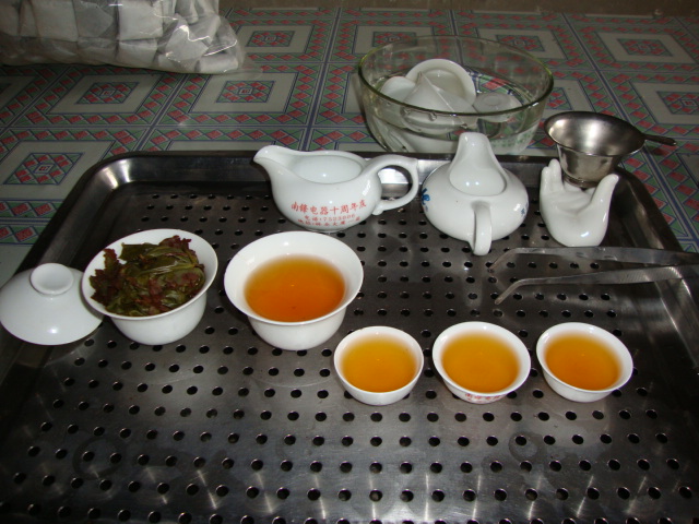 漳平水仙茶茶湯