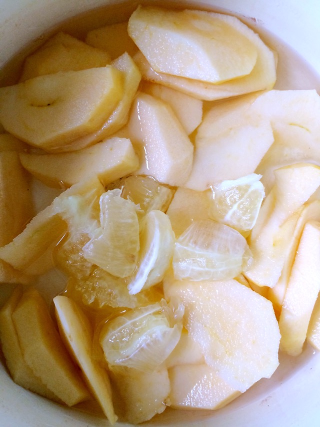 檸檬汁拌蘋果