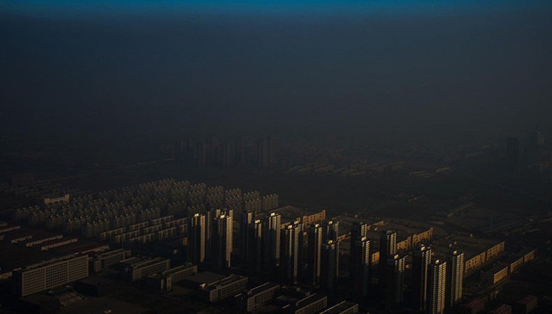 霧霾在中國