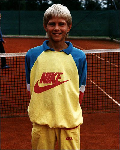 諾維茨基曾是網球少年