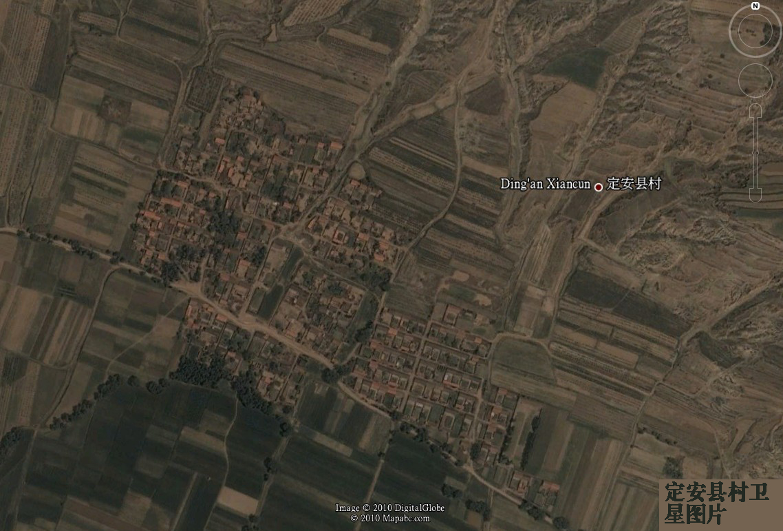 定安縣村衛星地圖