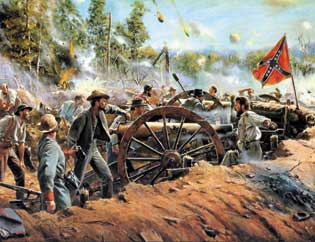 安特提姆會戰中的南軍炮兵