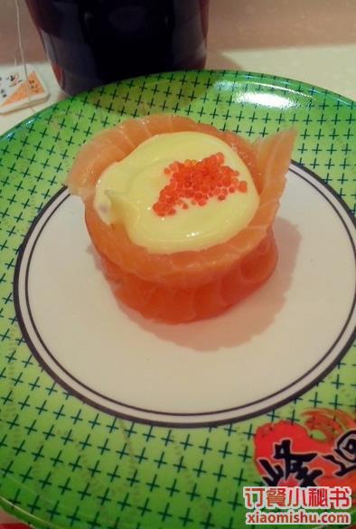 三文魚小花壽司