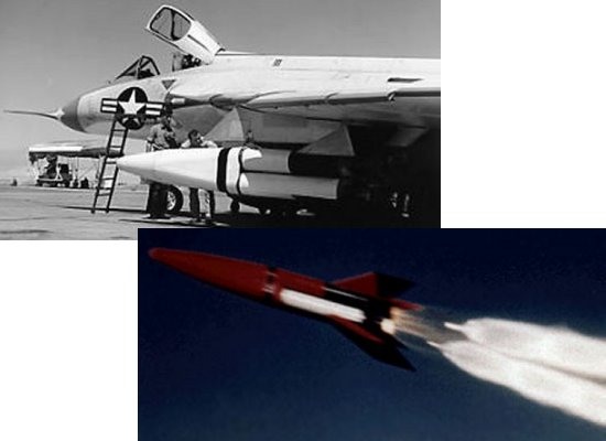 NOTSNIK 火箭被 F4D-1 發射