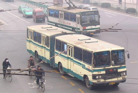 20世紀90年代西安公交鉸鏈車