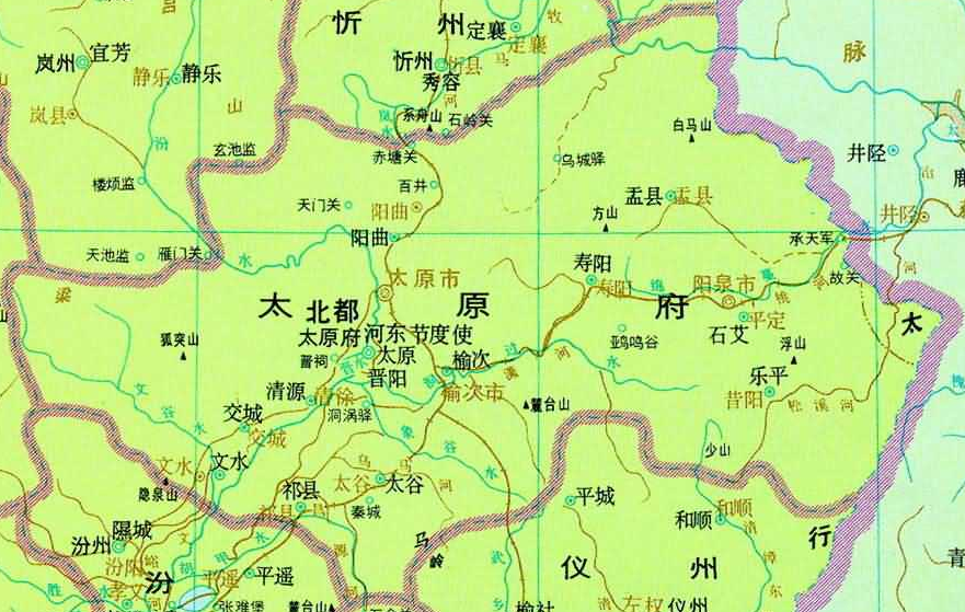 北京(太原古代的名稱)