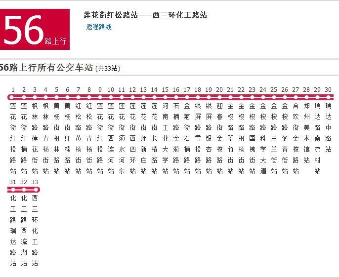 鄭州公交56路 鄭州公交56路