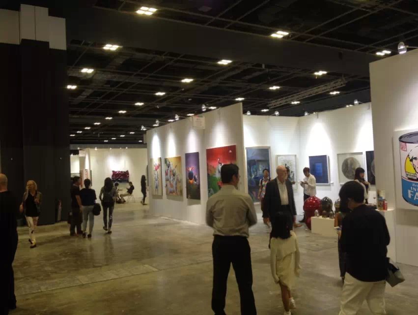 2016亞洲首場藝博會（wang zhiwu作品展覽現場）
