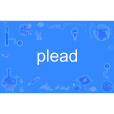 plead plead