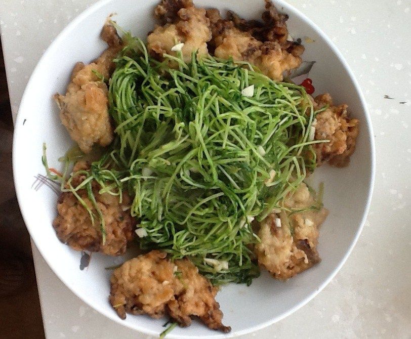 清炒松柳苗 清炒松柳苗