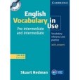 English Vocabulary in Use Pre-intermediate and Intermediate with Answers and CD-ROM English Vocabulary in Use Pre-intermediate and Intermediate with Answers and CD-ROM