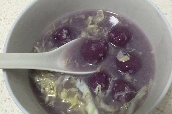 酒釀紫薯湯 酒釀紫薯湯