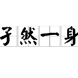 孑然一身 孑然一身
