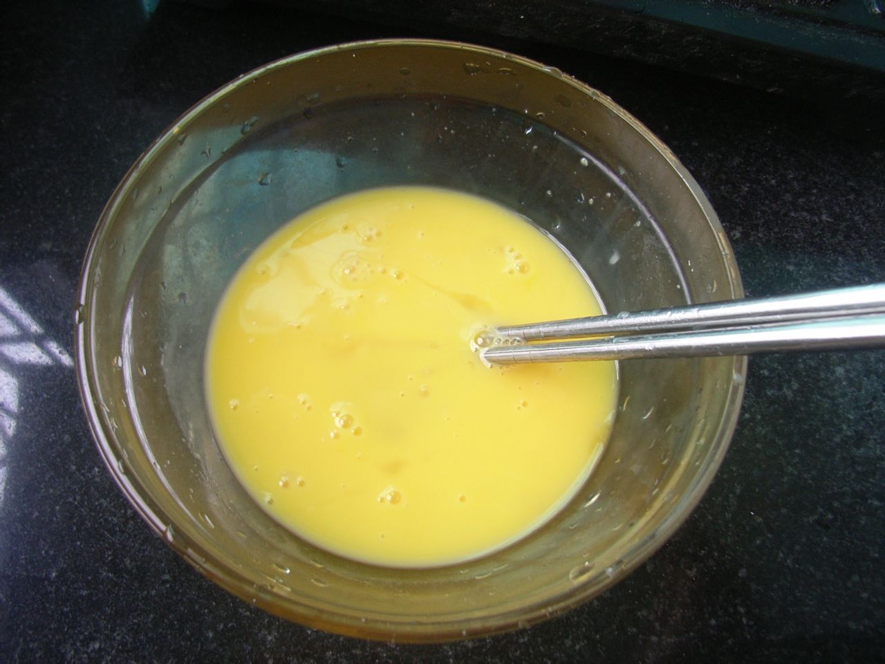 薯葉雞蛋湯
