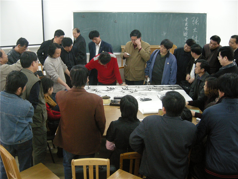 張大林先生為中國美術家協會高研班學員授課