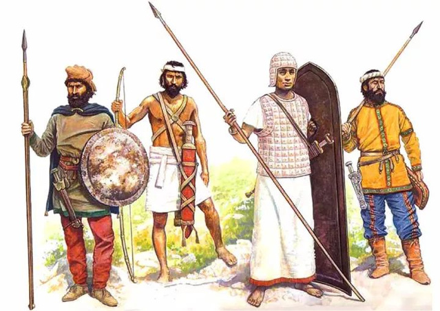 波斯人的埃及 印度 巴克特里亞 卡帕多西亞步兵