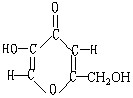 曲酸化學結構式