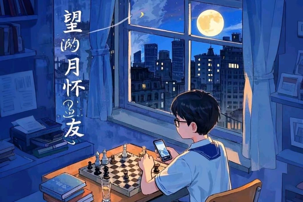 望月懷友(闖夢詩詞) 望月懷友(闖夢詩詞)
