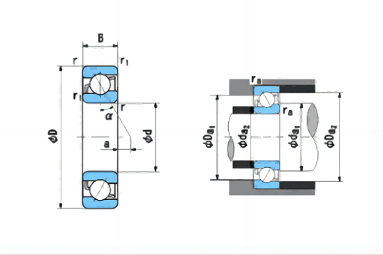 KOYO 7022 AC 軸承 KOYO 7022 AC 軸承