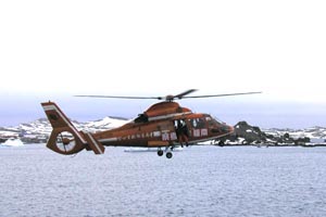 直九直升機參與南極科考