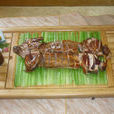 熏兔肉 熏兔肉