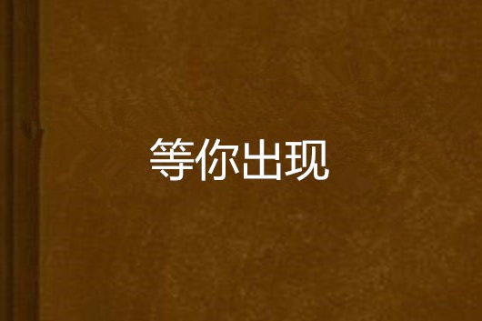 等你出現(小說) 等你出現(小說)