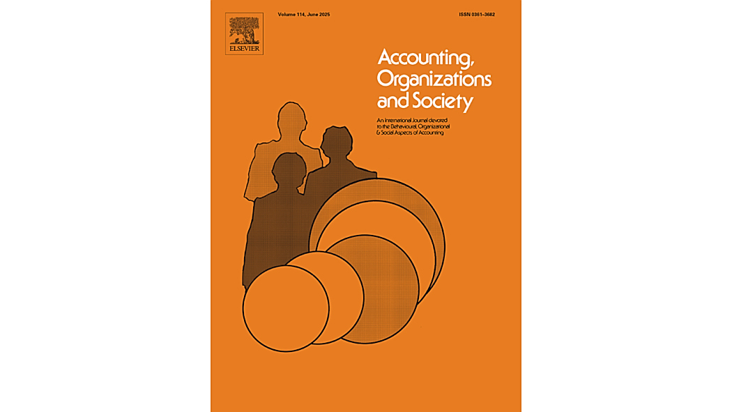 Accounting, Organizations and Society Accounting, Organizations and Society