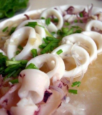 鮮魷蒸冬粉 鮮魷蒸冬粉