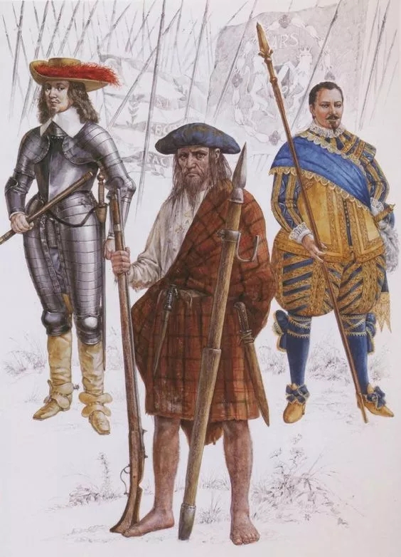 瑞典軍隊中的蘇格蘭步兵與德意志騎兵