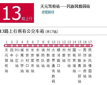 涼山公交13路 涼山公交13路