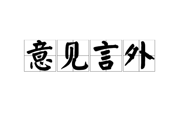意見言外