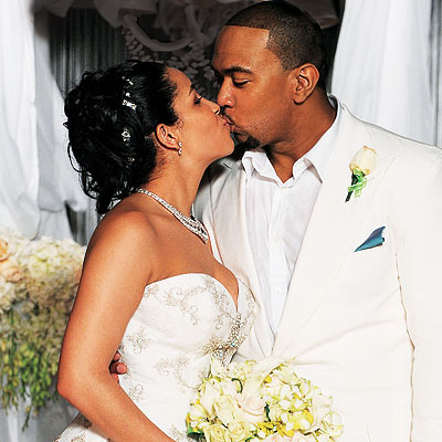 Timbo和女友Monique在阿魯巴島結婚