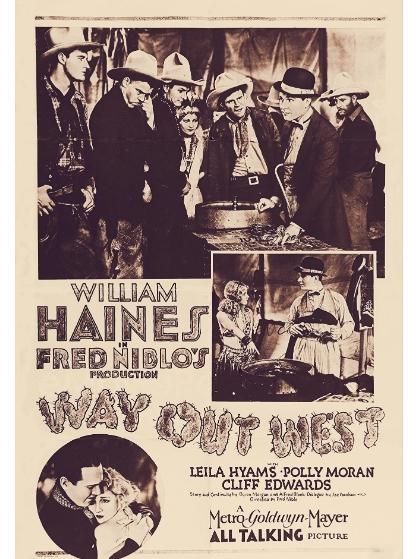Way Out West(美國1930年Fred Niblo執導的電影) Way Out West(美國1930年Fred Niblo執導的電影)