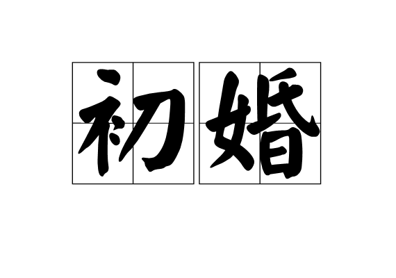 初婚(漢語辭彙)