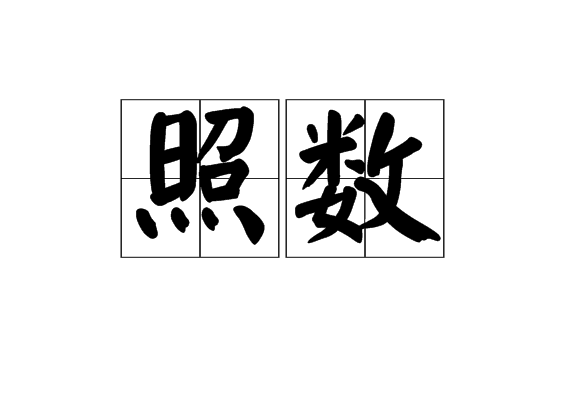 照數 照數
