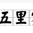 如墮五里霧中 如墮五里霧中
