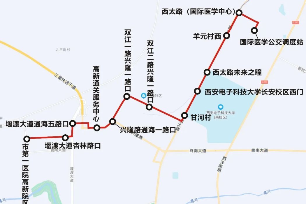 西安公交343路 西安公交343路