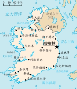 愛爾蘭地圖