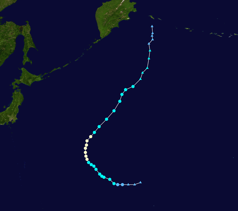 2011年第10號強熱帶風暴“苗柏”路徑圖