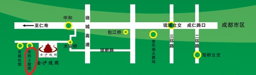 成都市烈士陵園地圖