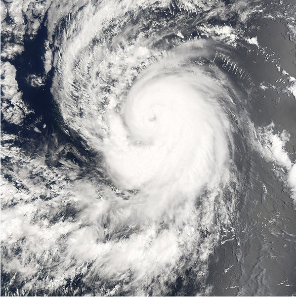 颶風赫克托衛星雲圖