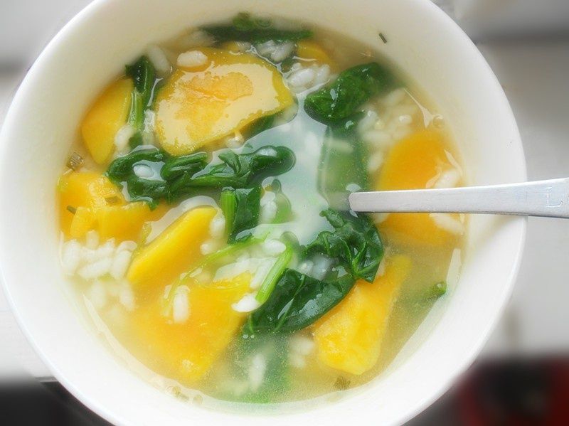 紅薯青菜粥 紅薯青菜粥