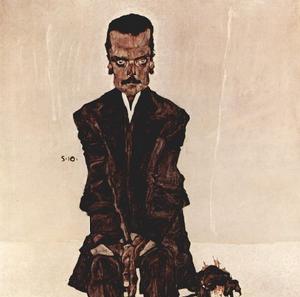 埃貢·席勒的《愛德華·科斯馬克肖像》