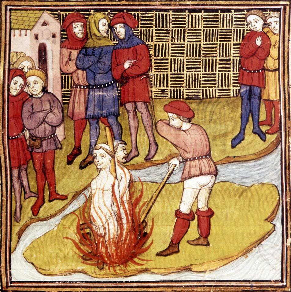 聖殿騎士被火刑