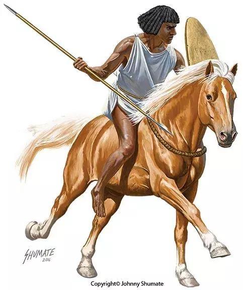 來自北非的努米底亞輕騎兵